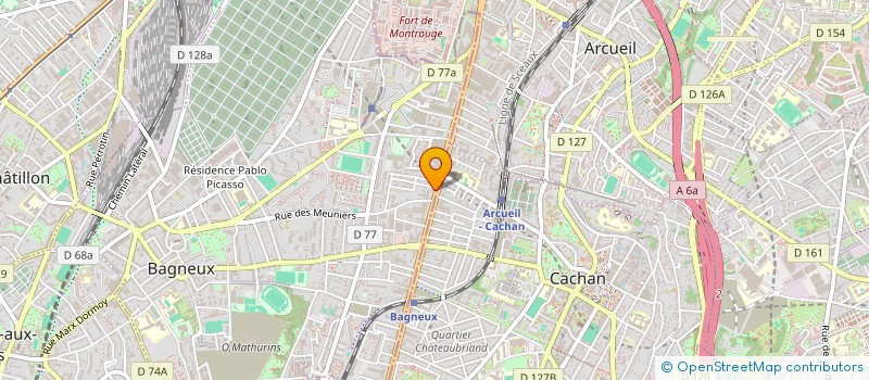 localisation de l'entreprise ASSOCIATION DEV SANTE à BAGNEUX