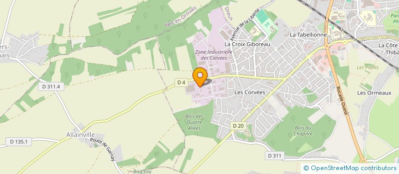 localisation de l'entreprise ASSOCIATION DEVELOP ECONOMIQUE QUARTIERS à VERNOUILLET