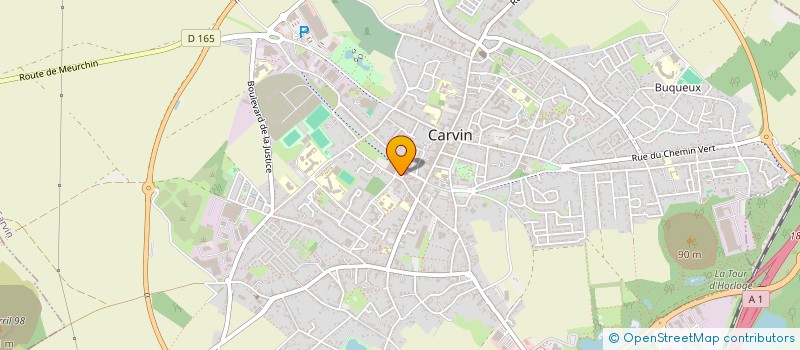 localisation de l'entreprise ASSOCIATION DEVELOPPE PROJETS INSERTION à CARVIN