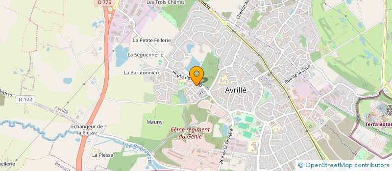 localisation de l'entreprise ASSOCIATION DEVELOPPEMENT à AVRILLE