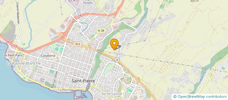 localisation de l'entreprise ASSOCIATION DEVELOPPEMENT BASSIN PLAT  SAINT-PIERRE