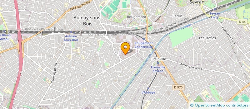 localisation de l'entreprise ASSOCIATION DEVELOPPEMENT CHANTELOUP ADC à AULNAY-SOUS-BOIS