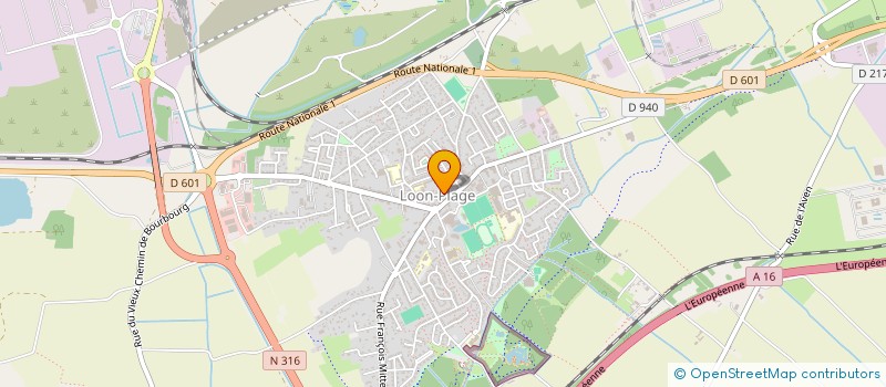 localisation de l'entreprise ASSOCIATION DEVELOPPEMENT DES ACTIVITES DE SPORTS MECANIQUES  LOON-PLAGE