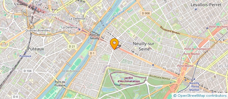 localisation de l'entreprise ASSOCIATION DEVELOPPEMENT ECONOMIQUE SUR à NEUILLY-SUR-SEINE