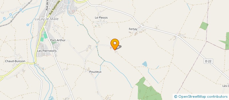 localisation de l'entreprise ASSOCIATION DEVELOPPEMENT TOURISME à LUCAY-LE-MALE