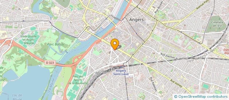 localisation de l'entreprise ASSOCIATION DEVOIR DE GENERATION  A-D.G à ANGERS