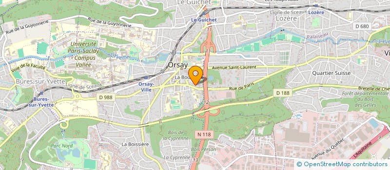 localisation de l'entreprise ASSOCIATION DEVOUEE A L'ETUDE DES PLANETES, DE LA TERRE ET DE L'ENVIRONNEMENT à ORSAY