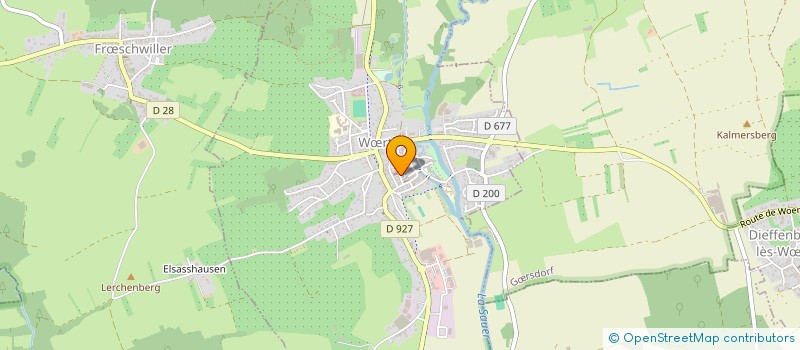 localisation de l'entreprise ASSOCIATION DIACONALE NORD ALSACE  WRTH