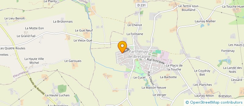 localisation de l'entreprise ASSOCIATION DIAMONDVYBZ  PARTHENAY-DE-BRETAGNE