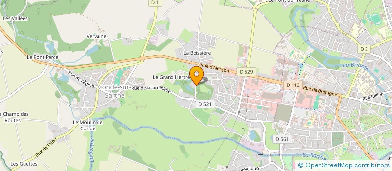 localisation de l'entreprise ASSOCIATION DIDEROT L'ENCYCLOPEDISME à LE MENIL-BROUT
