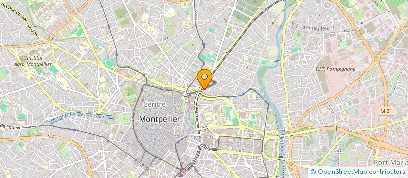 localisation de l'entreprise ASSOCIATION DIFFUSION ARTS VIVANTS à MONTPELLIER