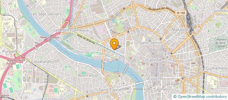 localisation de l'entreprise ASSOCIATION DIFFUSION LIBRE à TOULOUSE