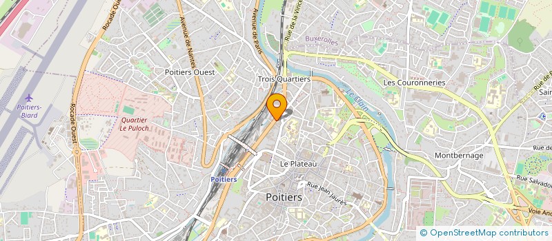 localisation de l'entreprise ASSOCIATION DIGE PROD  POITIERS