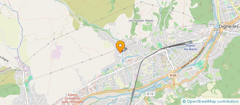 localisation de l'entreprise ASSOCIATION DIGNOISE BEACH VOLLEY  DIGNE-LES-BAINS