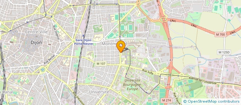 localisation de l'entreprise ASSOCIATION DIJONNAISE D'ODONTOLOGIE DE SOLIDARITE INTERNATIONALE à DIJON