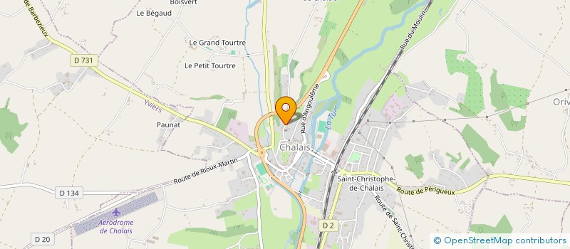 localisation de l'entreprise ASSOCIATION DIOCESAINE à CHALAIS