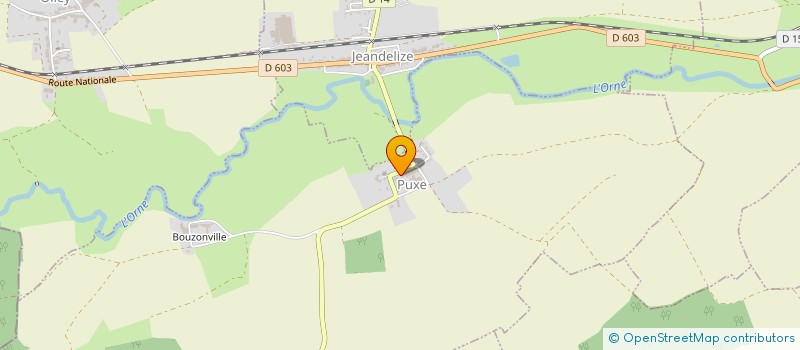 localisation de l'entreprise ASSOCIATION DIOCESAINE CHATEAU DE PUXE  PUXE