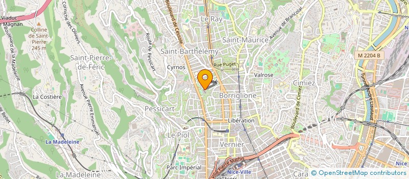 localisation de l'entreprise ASSOCIATION DIOCESAINE DE NICE à NICE