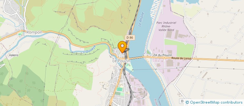 localisation de l'entreprise ASSOCIATION DIOCESAINE DE VIVIERS  LE POUZIN