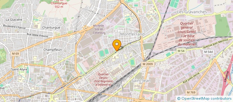 localisation de l'entreprise ASSOCIATION DIOCESAINE ENSEIGNEMENT CATHOLIQUE 63  CLERMONT-FERRAND