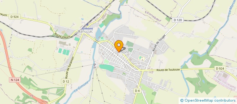 localisation de l'entreprise ASSOCIATION DIOCESAINE ND GIMONTOIS  GIMONT