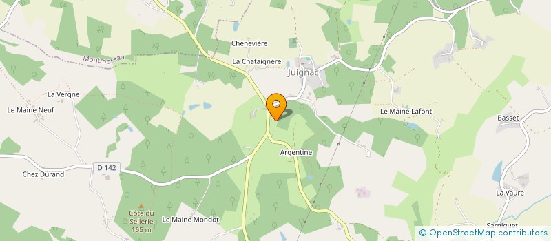 localisation de l'entreprise ASSOCIATION DIOCESAINE & PAROISSE  MONTMOREAU