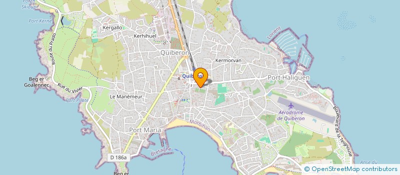 localisation de l'entreprise ASSOCIATION DIOCESAINE PAROISSE DE QUIBERON  QUIBERON