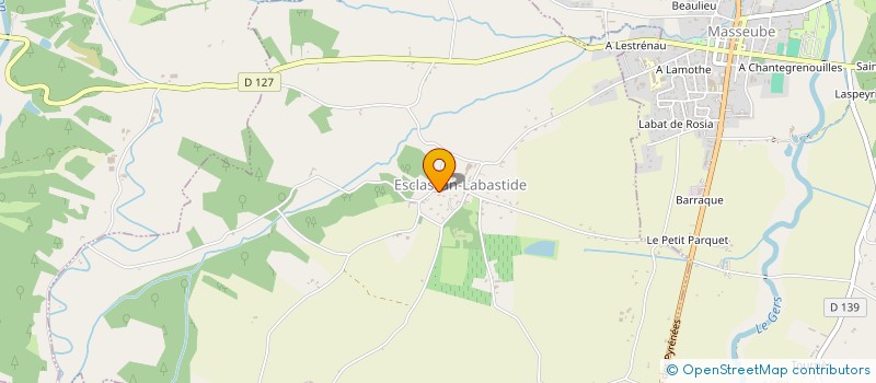 localisation de l'entreprise ASSOCIATION DIOCESAINE PAROISSE MASSEUBE  MASSEUBE