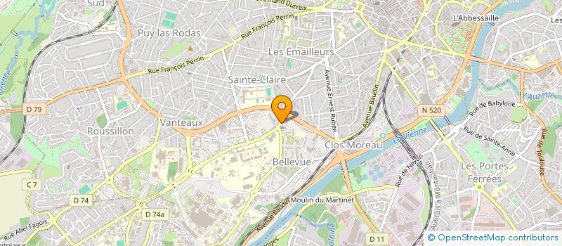 localisation de l'entreprise ASSOCIATION DIOCESAINE PAROISSE SAINT LUC à LIMOGES
