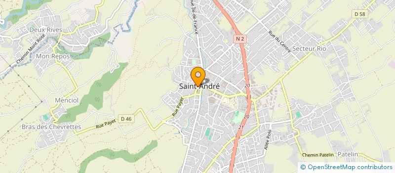 localisation de l'entreprise ASSOCIATION DIOCESAINE PAROISSE ST ANDRE à SAINT-ANDRE
