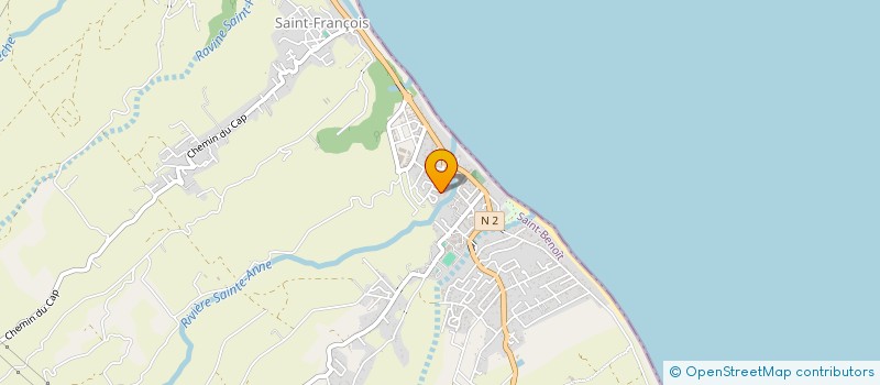 localisation de l'entreprise ASSOCIATION DIOCESAINE PAROISSE STE ANNE à SAINT-BENOIT