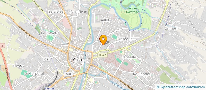 localisation de l'entreprise ASSOCIATION DIOGENE  CASTRES