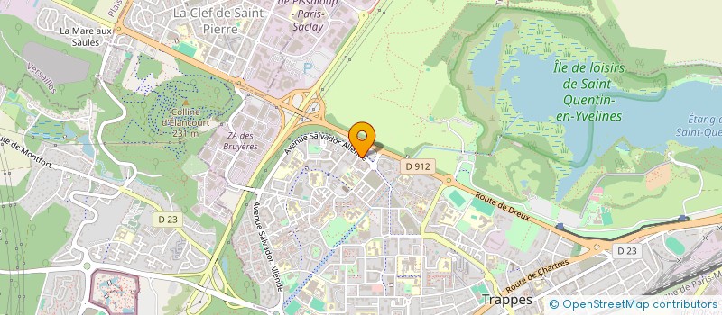 localisation de l'entreprise ASSOCIATION DIOMPA  TRAPPES