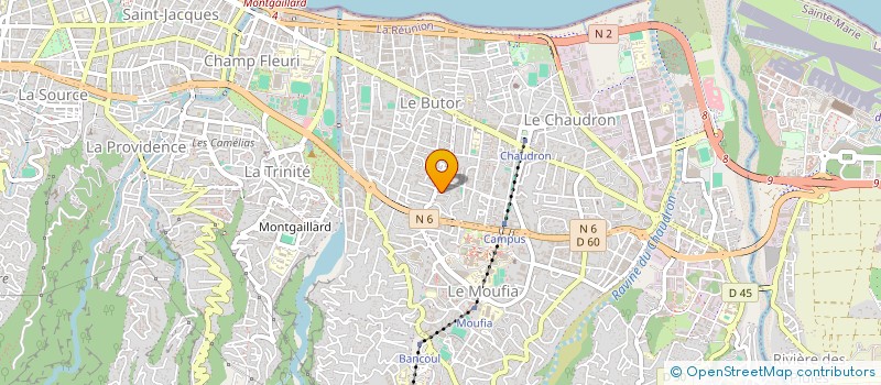 localisation de l'entreprise ASSOCIATION DIONYSIENNE DES FEMMES DE BADJINI  SAINT-DENIS