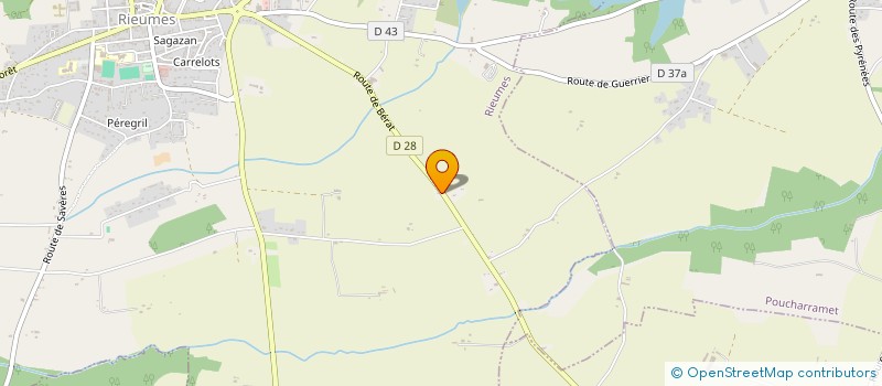 localisation de l'entreprise ASSOCIATION DIONYSOS  LABASTIDE-CLERMONT