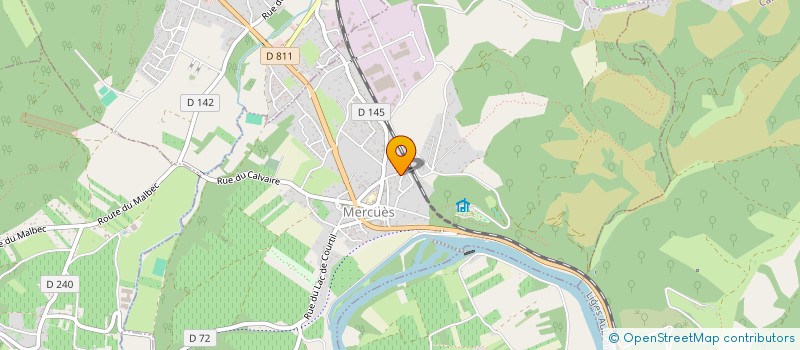 localisation de l'entreprise ASSOCIATION DISCO 2000  MERCUES