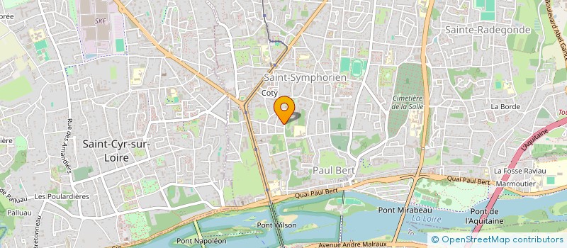 localisation de l'entreprise ASSOCIATION DISTRICT 9  TOURS