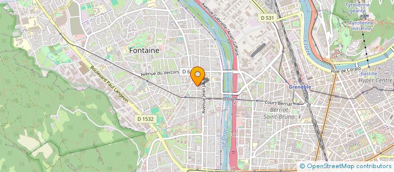 localisation de l'entreprise ASSOCIATION DITE LES QUATRE VENTS  FONTAINE