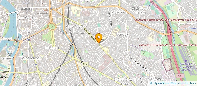 localisation de l'entreprise ASSOCIATION DITE ORFEUILLETTE à TOULOUSE