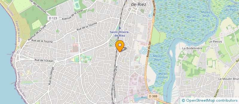 localisation de l'entreprise ASSOCIATION DITE PAT DEF  SAINT-HILAIRE-DE-RIEZ