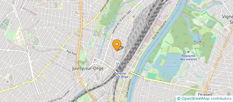 localisation de l'entreprise ASSOCIATION DIVA  ATHIS-MONS