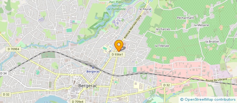 localisation de l'entreprise ASSOCIATION DIVERGENCES à BERGERAC