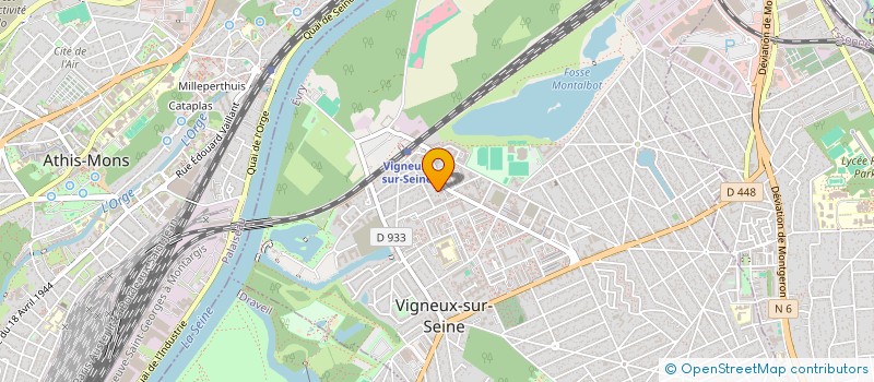 localisation de l'entreprise ASSOCIATION DIVERS-CITE à VIGNEUX-SUR-SEINE