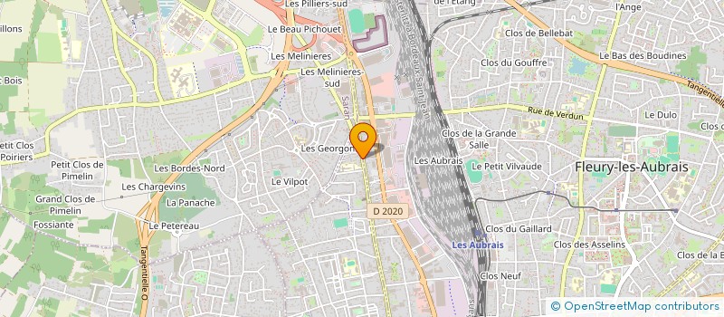 localisation de l'entreprise ASSOCIATION DIVINA  ORLEANS