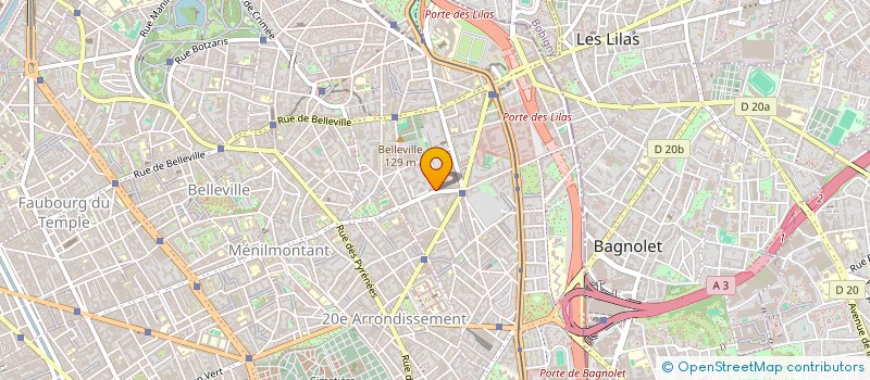 localisation de l'entreprise ASSOCIATION DIX POUR CENT  PARIS