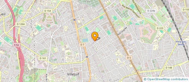 localisation de l'entreprise ASSOCIATION DIYA PRODUCTIONS PARIS  VITRY-SUR-SEINE