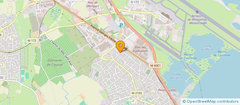 localisation de l'entreprise ASSOCIATION  DJEGANO & GIPSY'S  PEROLS