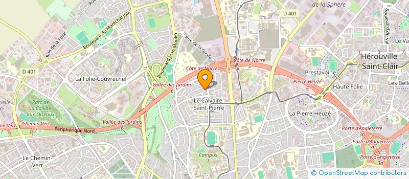 localisation de l'entreprise ASSOCIATION DJIBOUTIENNE POUR LA DEFENSE DES DROITS DE L'HOMME ET DU CITOYEN à CAEN