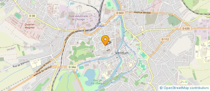 localisation de l'entreprise ASSOCIATION DJOLIBA à VERDUN