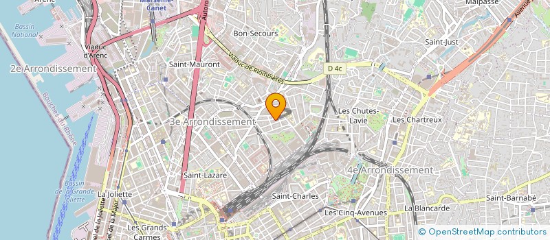 localisation de l'entreprise ASSOCIATION DMR GESTION à MARSEILLE